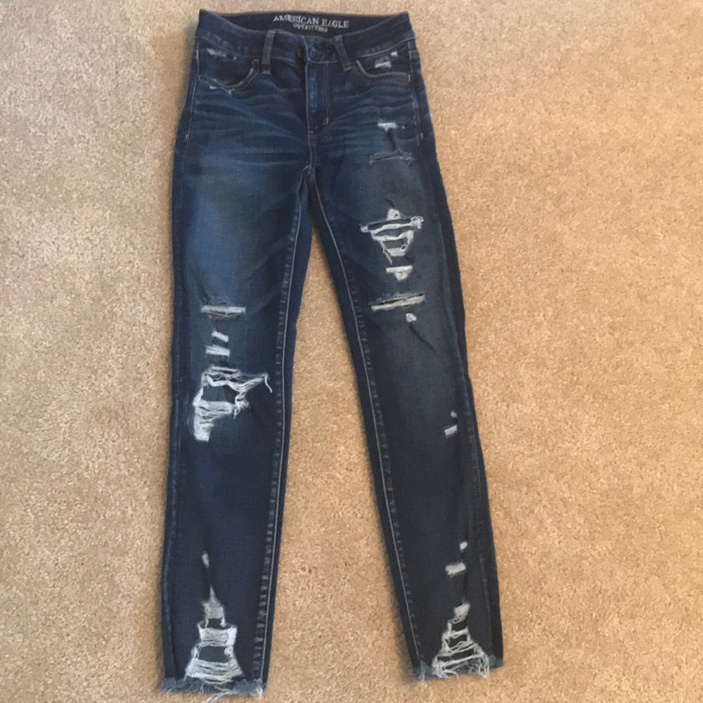 American Eagle Jeggings- Crop
